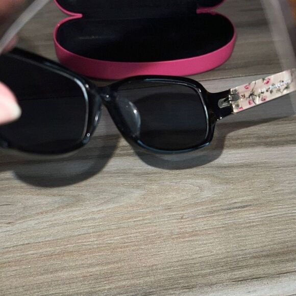 Juicy Couture Womens Sunglasses Brown/Floral JU555/S 0086Y6 W/Pink Case main image 8